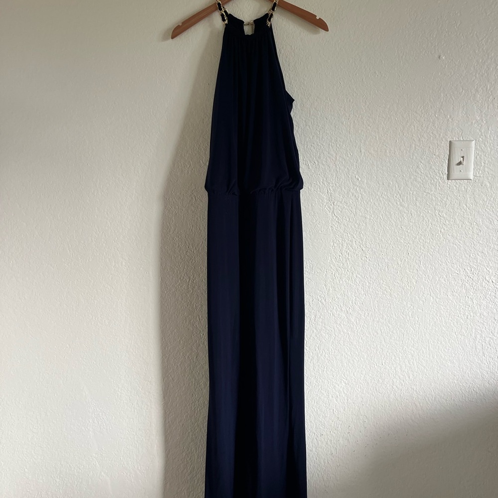 Laundry By Shelli Segal Navy Jumpsuit